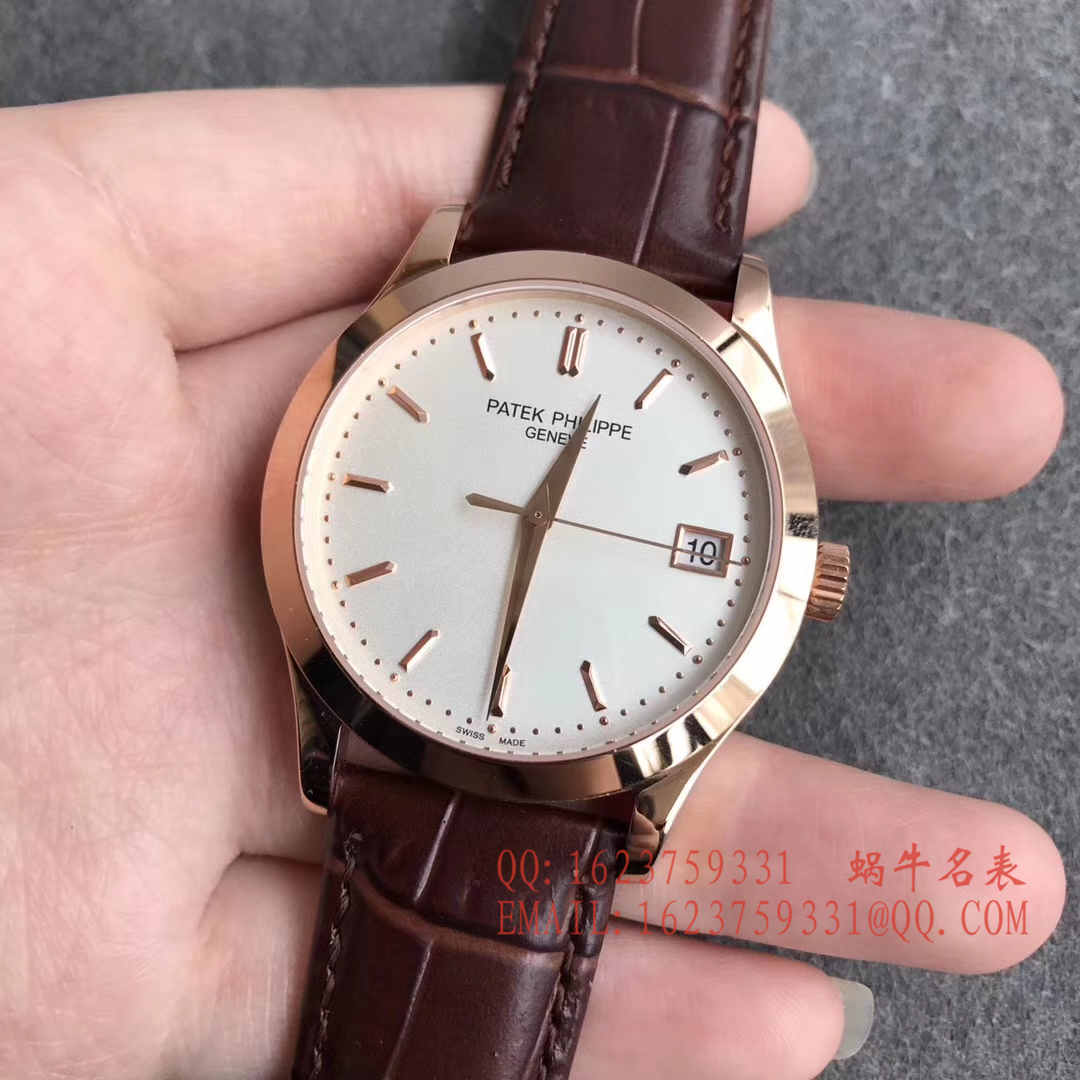 【台湾 Perfect  Copy  Watches 】 PATEK PHILIPPE 古典表系列5296R-010 玫瑰金 wrist watches  / BD143