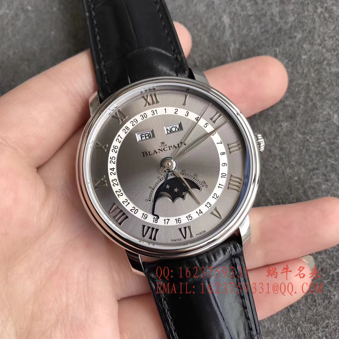 【OM Perfect  High quality  Replica Watches 】Blancpain 经典系列6654-1113-55B wrist watches  / BP024