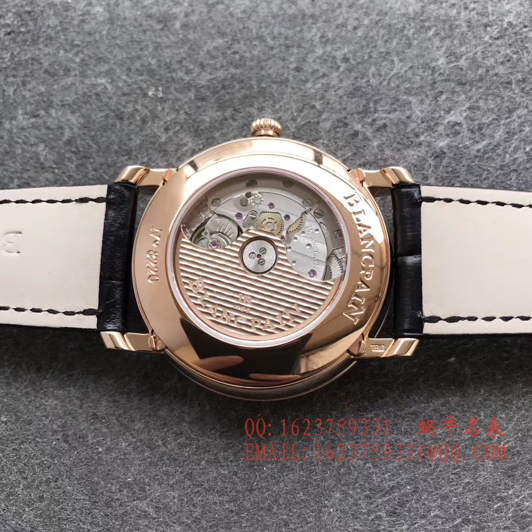 【OM Perfect  High quality  Replica Watches 】Blancpain 经典系列6664-3642-55B月相 wrist watches  / BP023