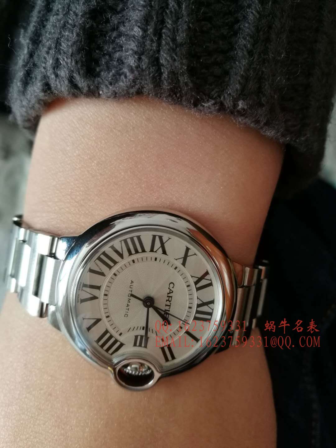 【独家视频测评V6 Factory  Perfect  High quality  Replica Watches 】 Cartier  蓝气球系列女装大号蓝气球36毫米W6920046 / KAF129