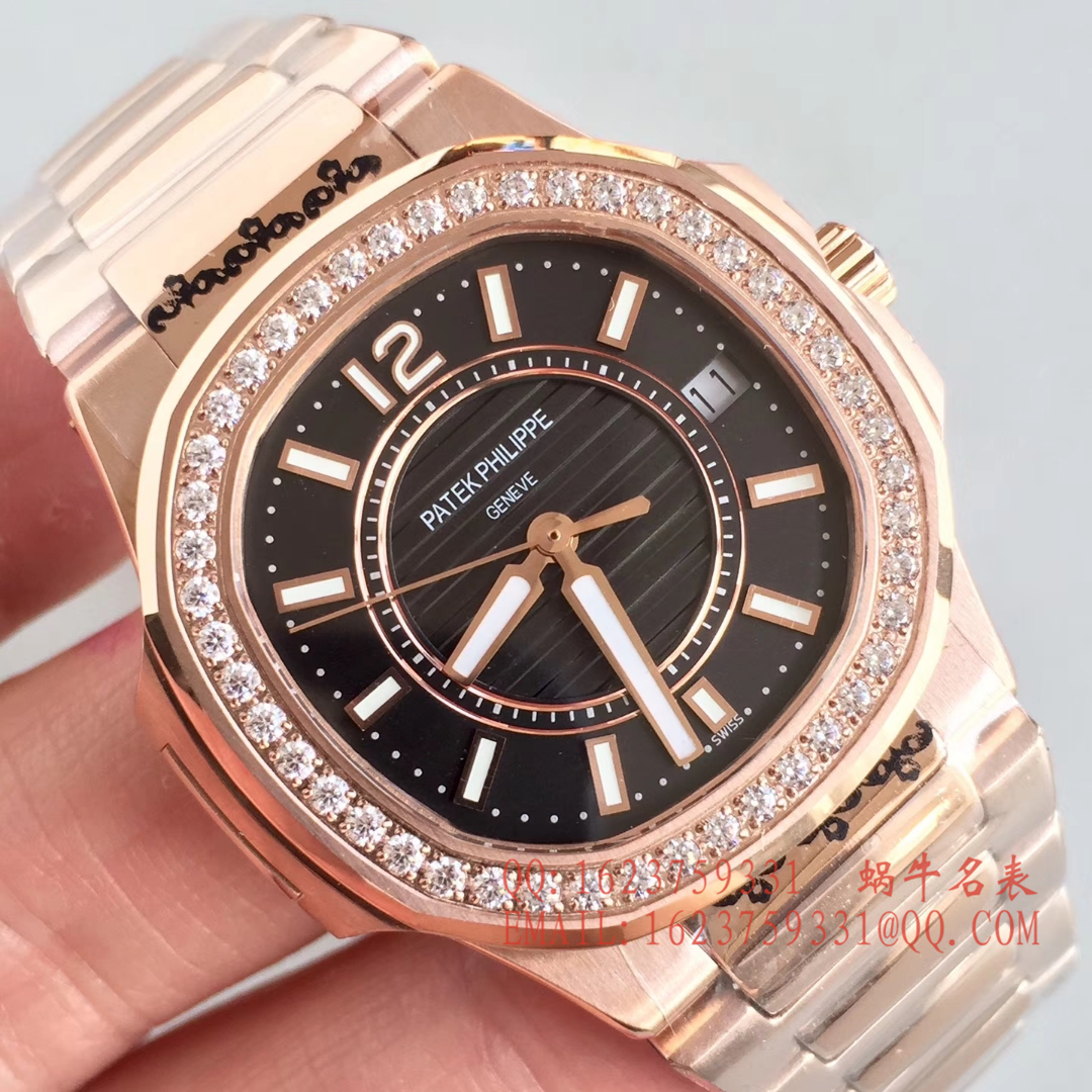 【JJ Perfect  High quality  Replica Watches 】 PATEK PHILIPPE 运动系列7011/1G-001 、7011/1G-010白金 wrist watches 、7011/1R-010 、7011/1R-001玫瑰金女士 wrist watches ( Nautilus ) / BD220