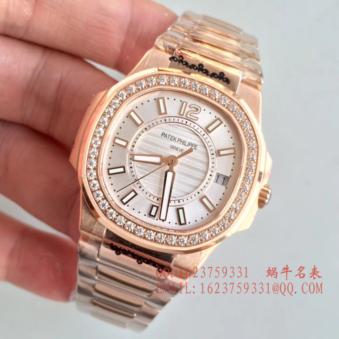 【JJ Perfect  High quality  Replica Watches 】 PATEK PHILIPPE 运动系列7011/1G-001 、7011/1G-010白金 wrist watches 、7011/1R-010 、7011/1R-001玫瑰金女士 wrist watches ( Nautilus ) / BD220