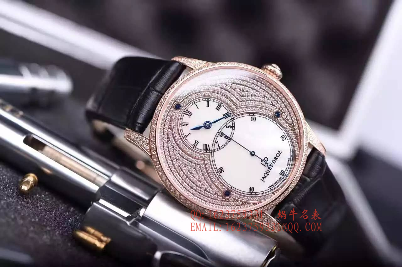 【实拍图鉴赏】1:1 High quality  Replica Watches 之 Jaquet Droz 大秒针系列J014013226 wrist watches  /  Jaquet Droz YK04