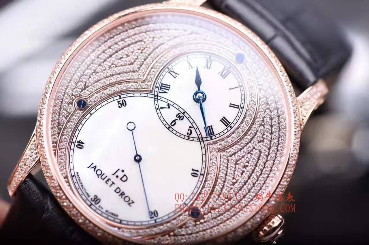 【实拍图鉴赏】1:1 High quality  Replica Watches 之 Jaquet Droz 大秒针系列J014013226 wrist watches  /  Jaquet Droz YK04