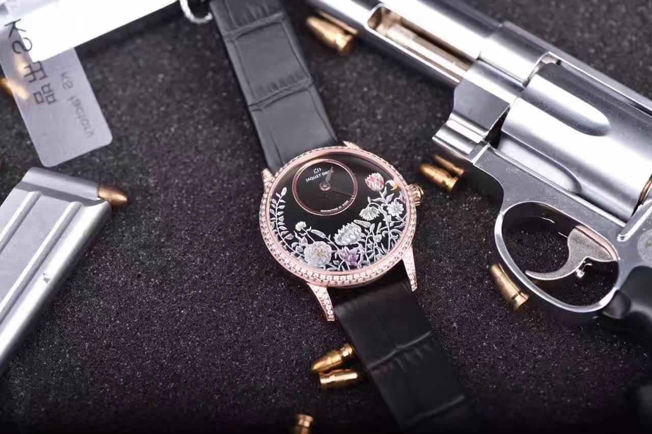 【实拍图鉴赏】KS Factory 1:1 High quality  Replica Watches 之 Jaquet Droz 艺术工坊系列J005003221女表 /  Jaquet Droz YK07
