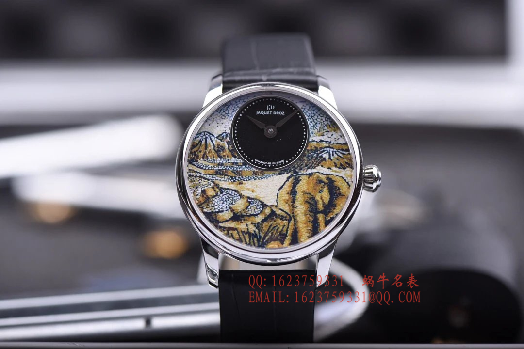  Jaquet Droz 艺术工坊精品女表！精美两针设计，天热贝母加彩绘艺术图案表面 / YK017