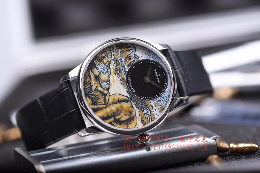  Jaquet Droz 艺术工坊精品女表！精美两针设计，天热贝母加彩绘艺术图案表面 / YK017