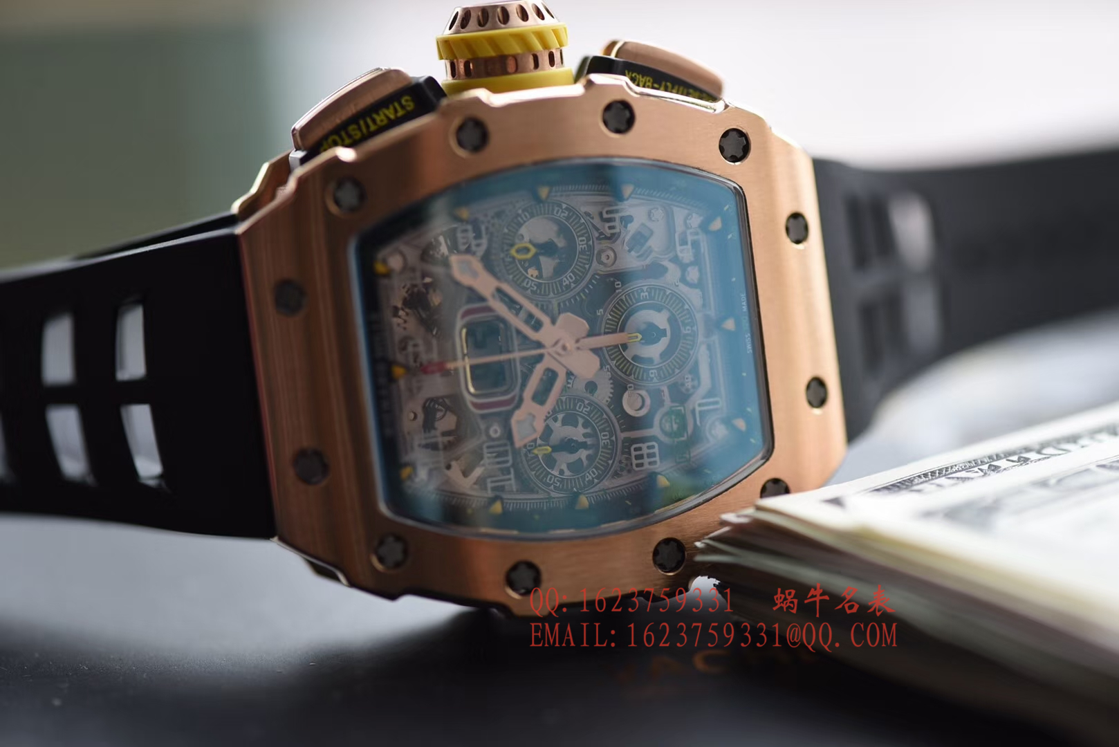 【独家 Video analysis KV Perfect  High quality  Replica Watches 】 Richard Miller RICHARD MILLE男士系列RM 11-03RG wrist watches  / RM 011D