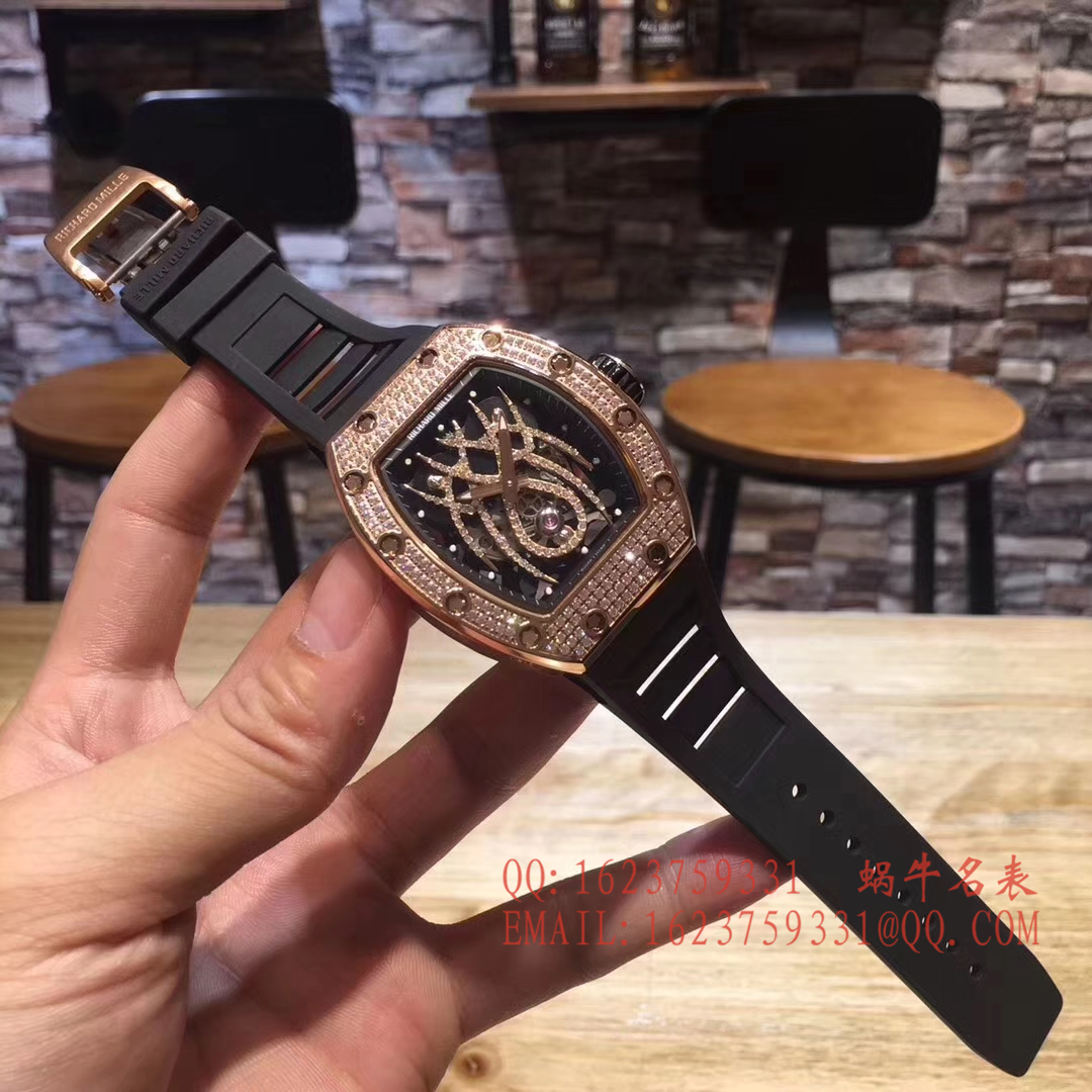  Richard Miller 女士系列RM 19-01 TOURBILLON NATALIE PORTMAN wrist watches (蜘蛛镶钻女表) / RM 19-01