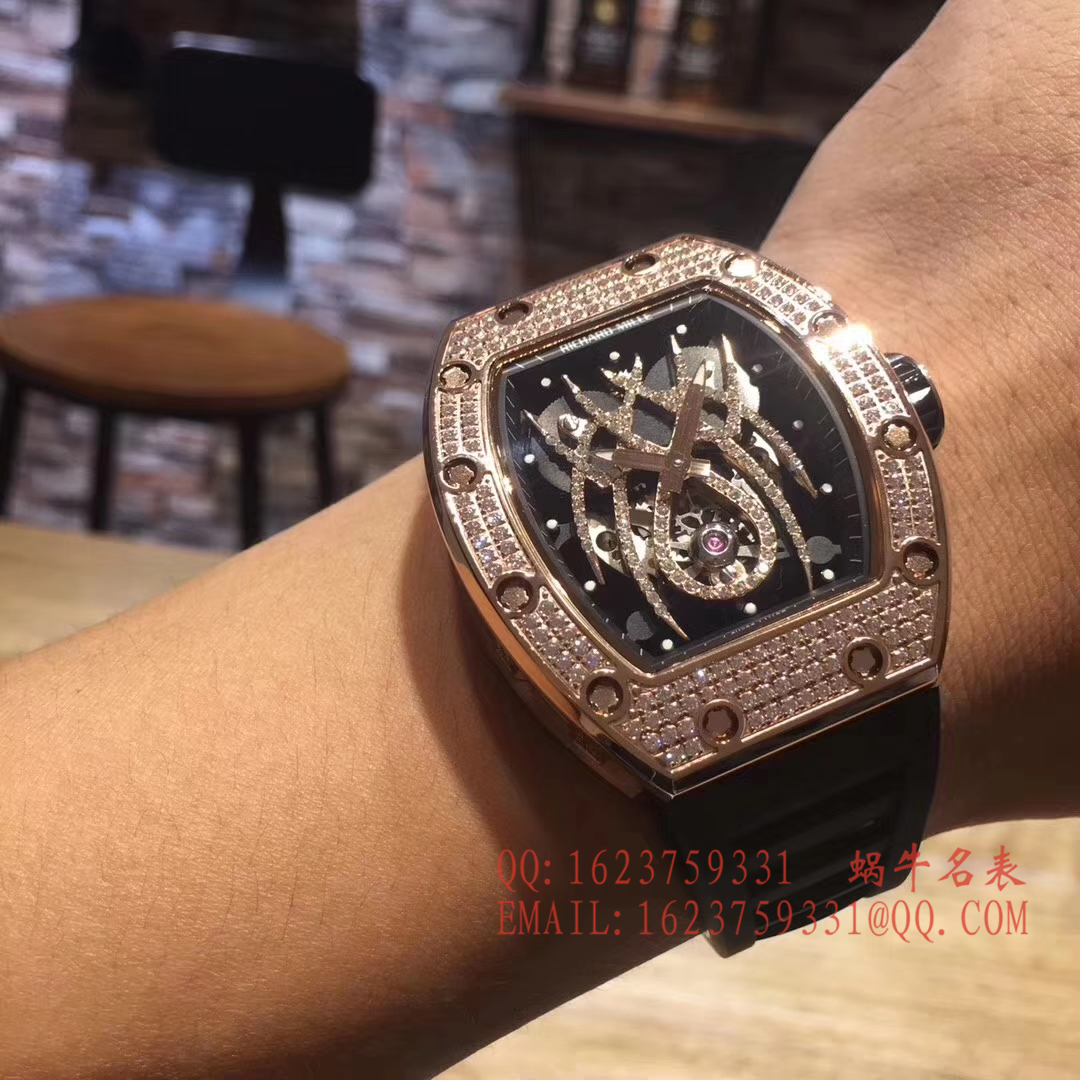  Richard Miller 女士系列RM 19-01 TOURBILLON NATALIE PORTMAN wrist watches (蜘蛛镶钻女表) / RM 19-01