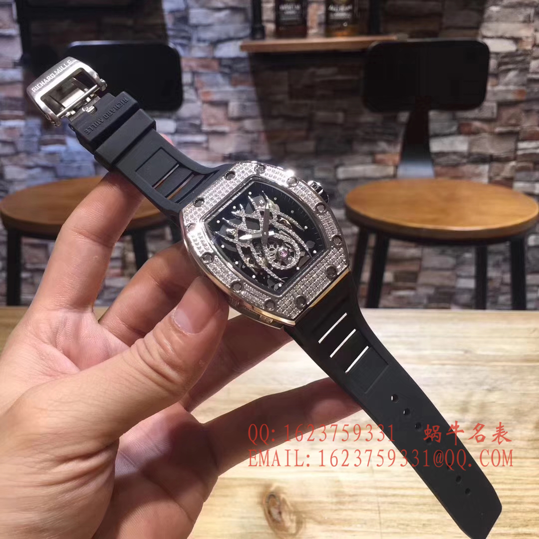  Richard Miller 女士系列RM 19-01 TOURBILLON NATALIE PORTMAN wrist watches (蜘蛛镶钻女表) / RM 19-01