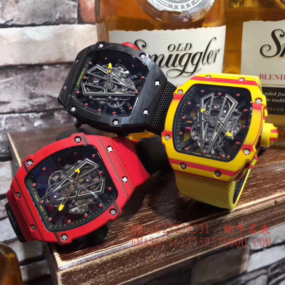 【RM Perfect  High quality  Replica Watches 】RICHARD MILLE RICHARD MILLE男士系列RM 27-03咆哮公牛 wrist watches  / RM 27-03