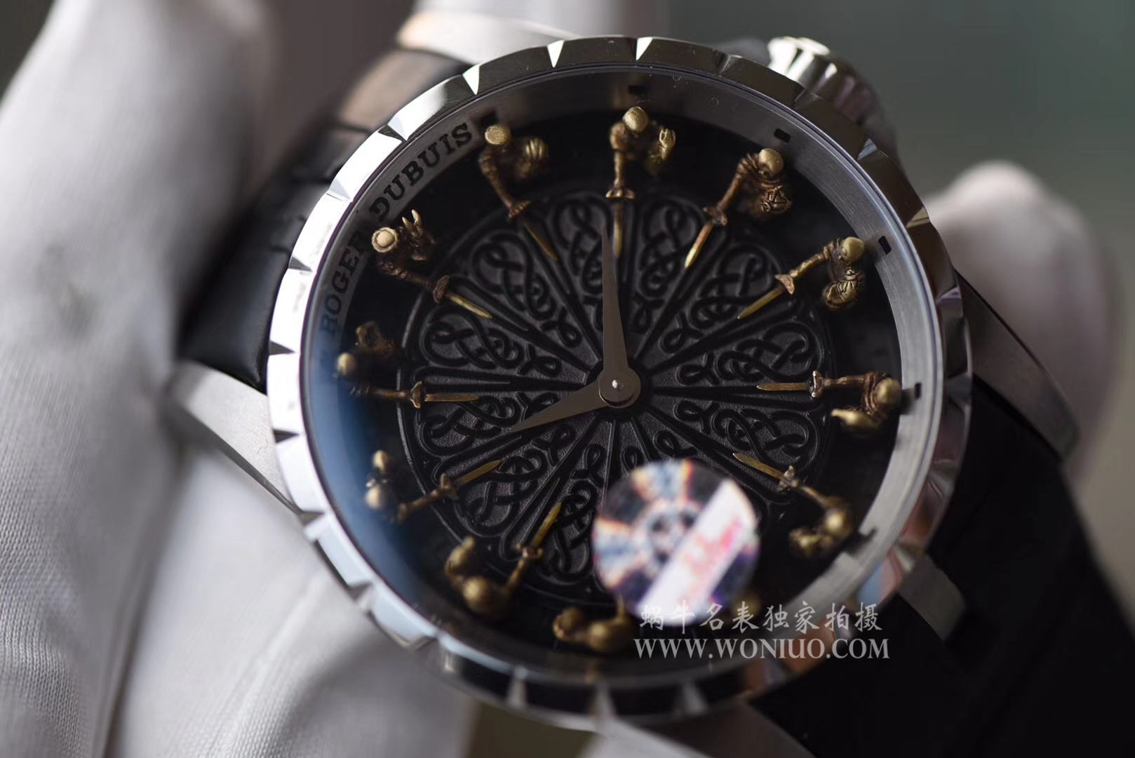 【独家 Video analysis ZZ Perfect  Replica Watches 】罗杰杜彼EXCALIBUR（王者系列）系列12圆桌骑士RDDBEX0495 wrist watches  / LJ005