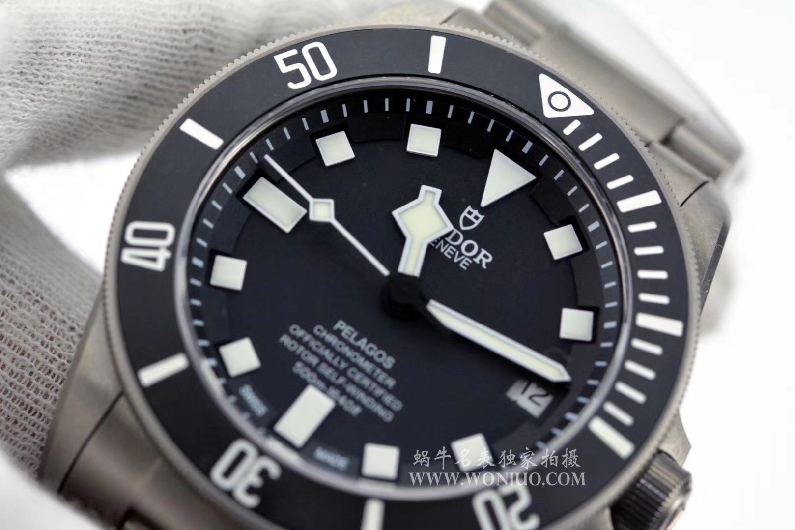 【独家视频测评XF Perfect  High quality  Copy  Watches 】 Tudor PELAGOS系列战斧25500TN 黑钛土豆黑色战斧 / DT007A