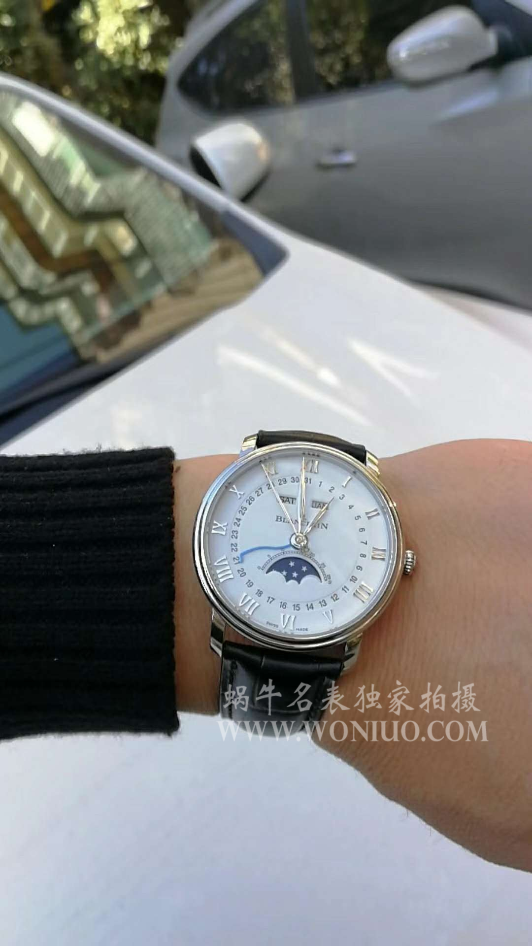 【 Video analysis OM1:1 High quality 精 Replica Watches 】Blancpain 经典系列 6654-1127-55B wrist watches  / BP022