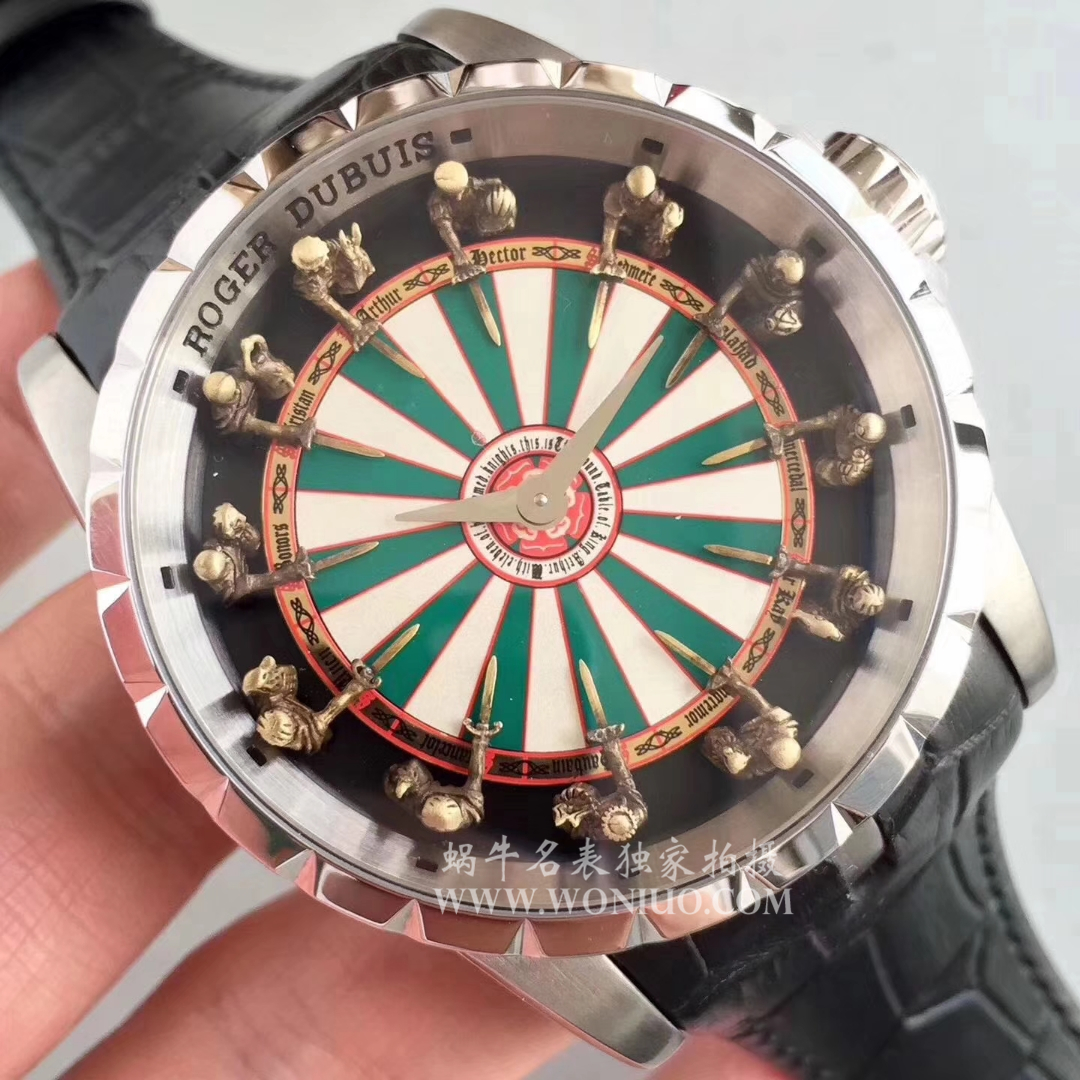【独家 Video analysis ZZ Perfect  Replica Watches 】罗杰杜彼EXCALIBUR（王者系列）系列12圆桌骑士RDDBEX0495 wrist watches  / LJ005