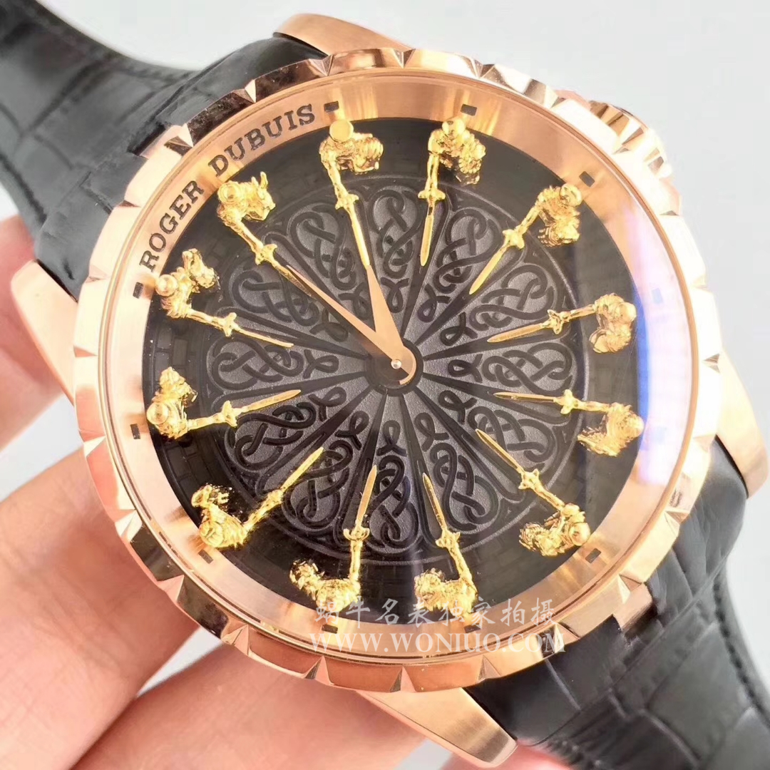 【独家 Video analysis ZZ Perfect  Replica Watches 】罗杰杜彼EXCALIBUR（王者系列）系列12圆桌骑士RDDBEX0495 wrist watches  / LJ005