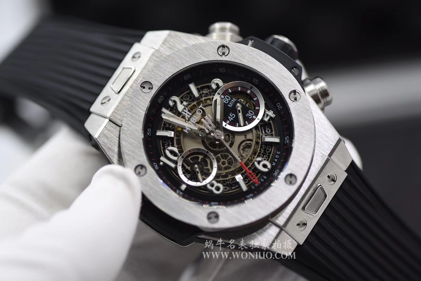 【JB Perfect  Replica Watches 】 hublot BIG BANG系列411.NM.1170.RX镂空 wrist watches  / YB055
