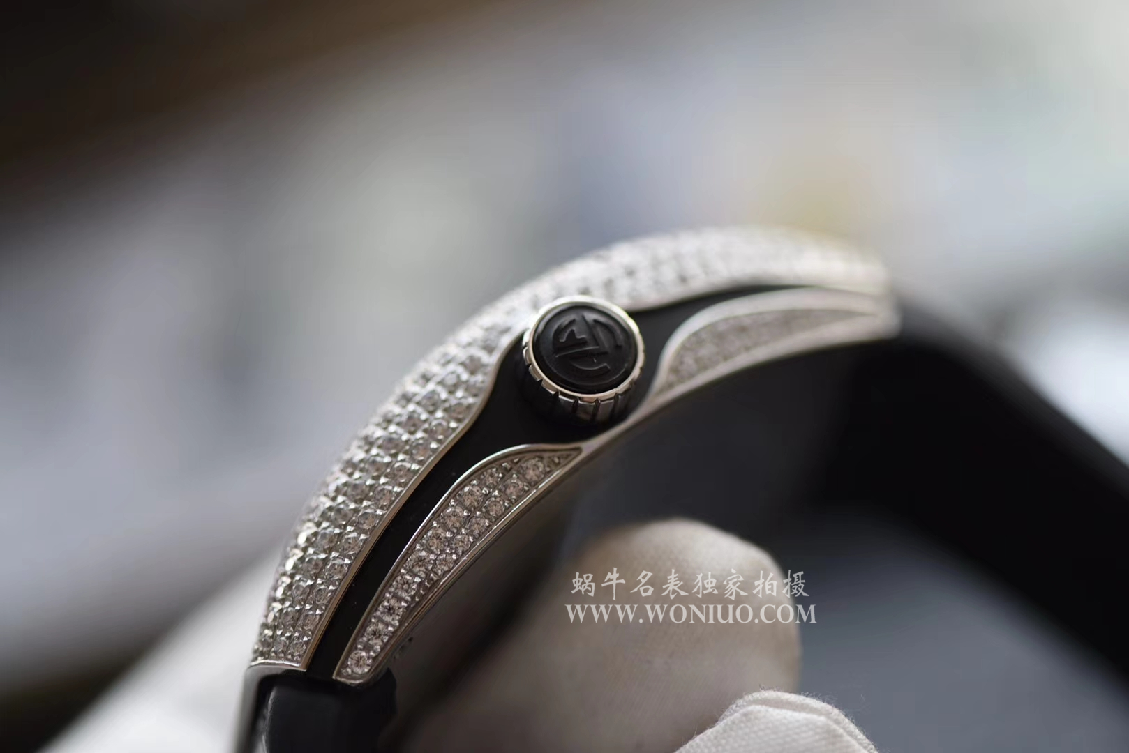 【FM Perfect  High quality  Replica Watches 】 Franck Muller VANGUARD系列Vanguard Lady 白金钻石腕錶 wrist watches  / 法穆兰FL013