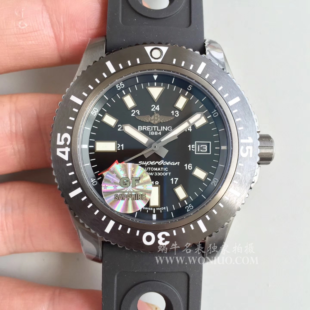 【GF Perfect  High quality  Replica Watches 】 Breitling 超级海洋系列M1739313|BE92|227S|M20SS.1 超级海洋44特别版 wrist watches  / BL082