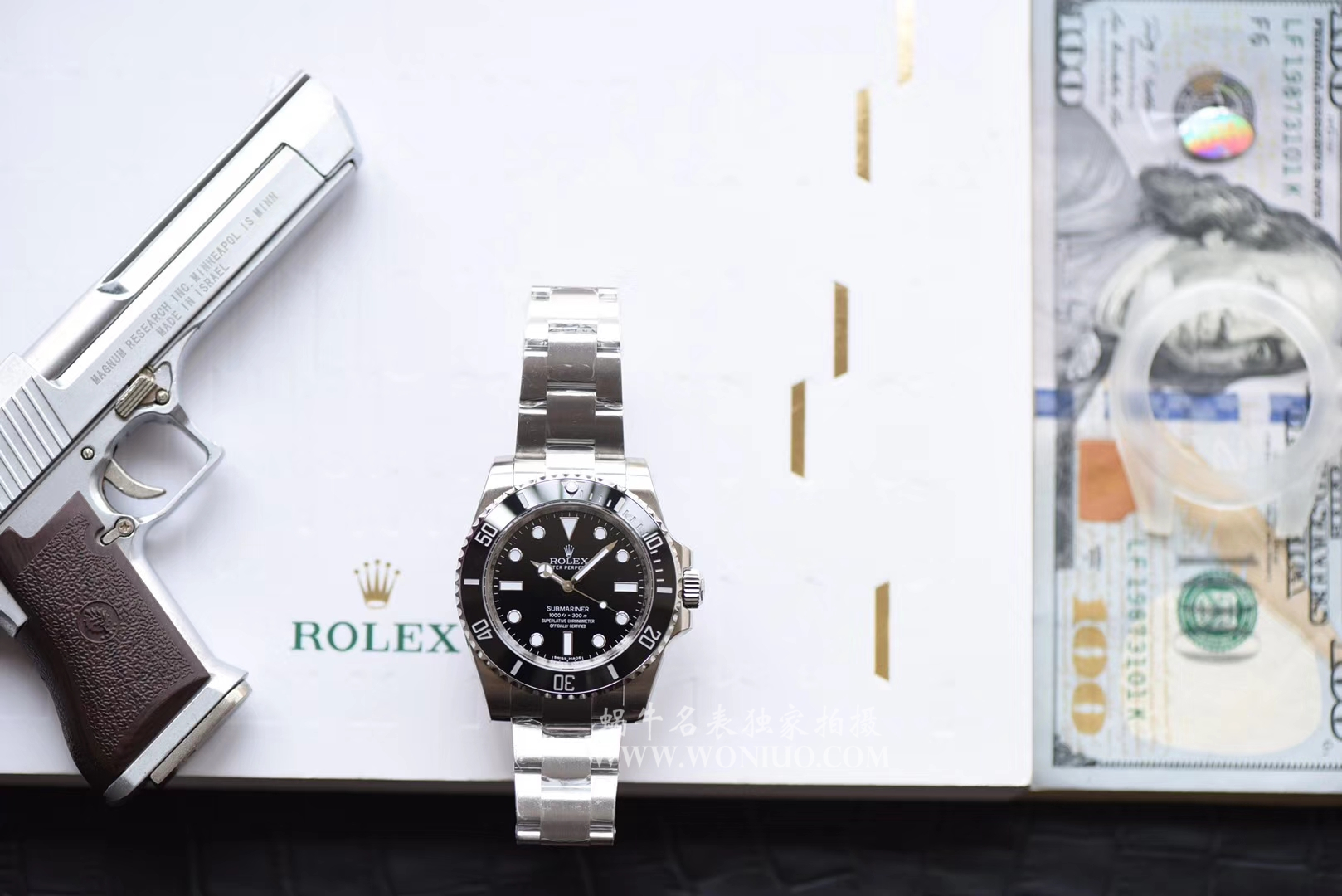 【N Factory 精品V7版】 Rolex  Submariner 型 Replica Copy 114060-97200 黑盘 wrist watches 《无历 Submariner 》 / R031
