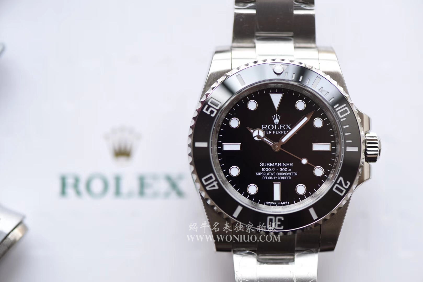 【N Factory 精品V7版】 Rolex  Submariner 型 Replica Copy 114060-97200 黑盘 wrist watches 《无历 Submariner 》 / R031