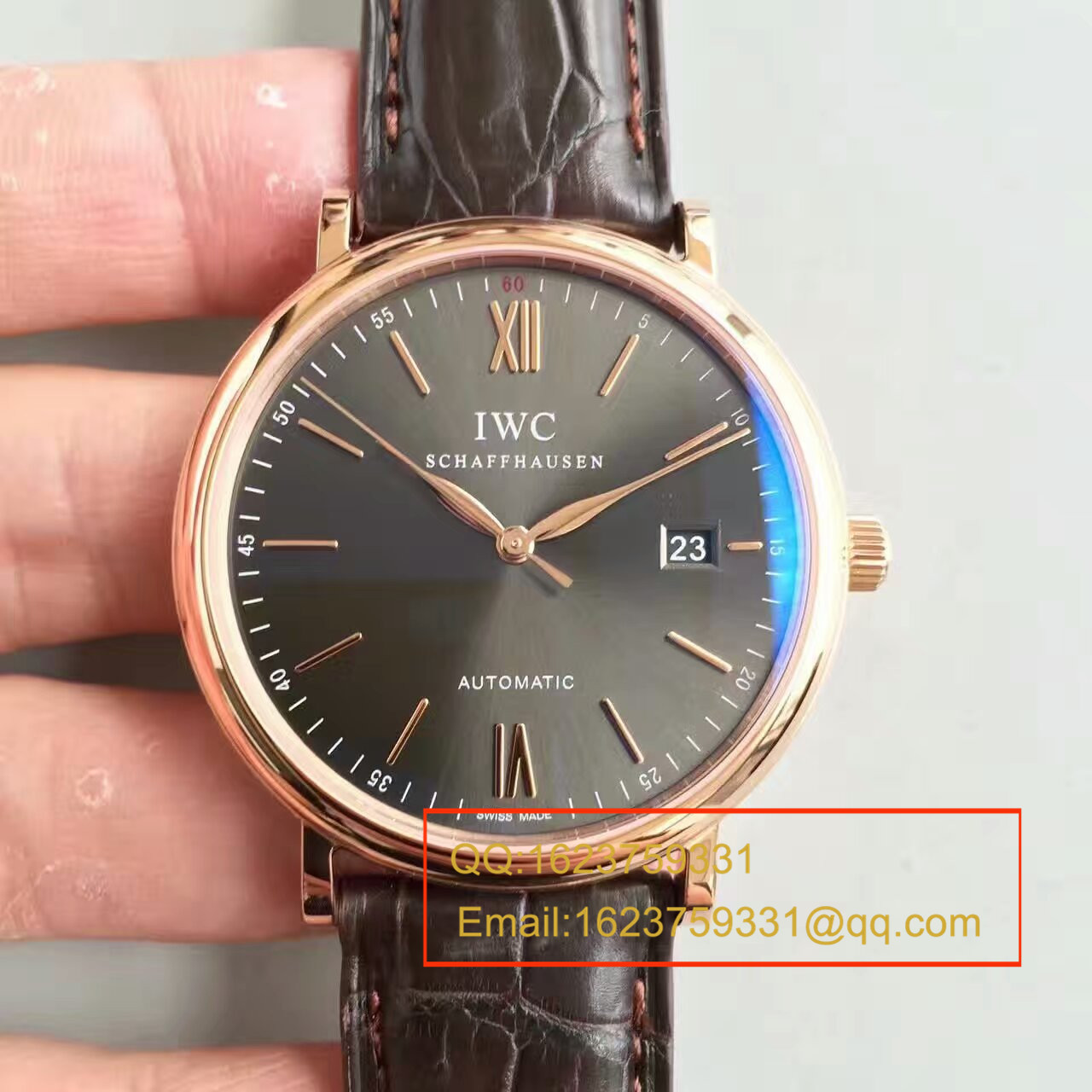 【独家视频测评MK Factory 1:1 Replica Watches 】 IWC 柏涛菲诺系列 IW356501男士 wrist watches  / WGAH058