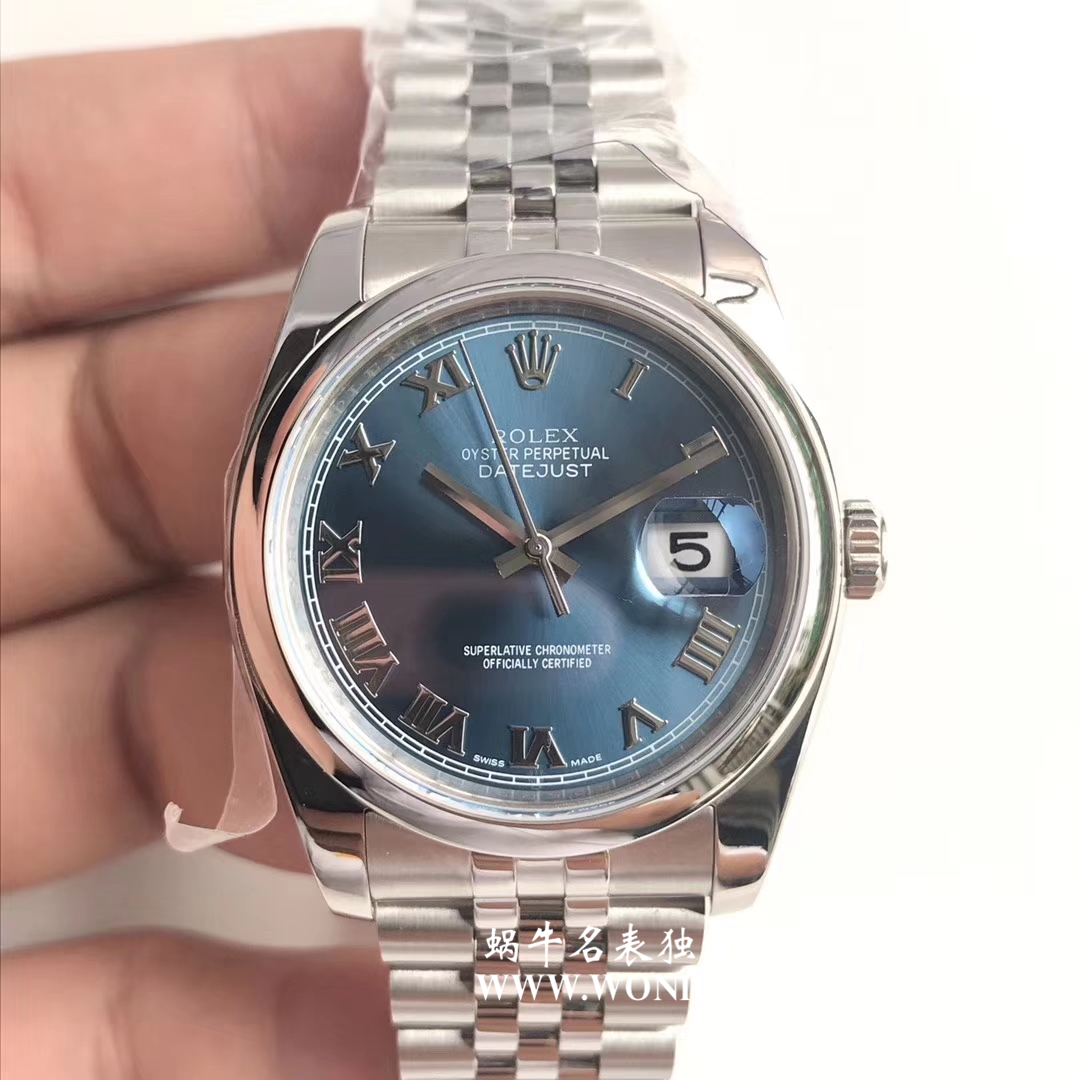 【AR Perfect  High quality  Replica 表】 Rolex   Datejust 36系列116200-72600蓝盘 wrist watches  / RBD203