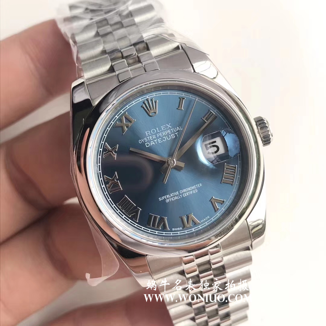 【AR Perfect  High quality  Replica 表】 Rolex   Datejust 36系列116200-72600蓝盘 wrist watches  / RBD203