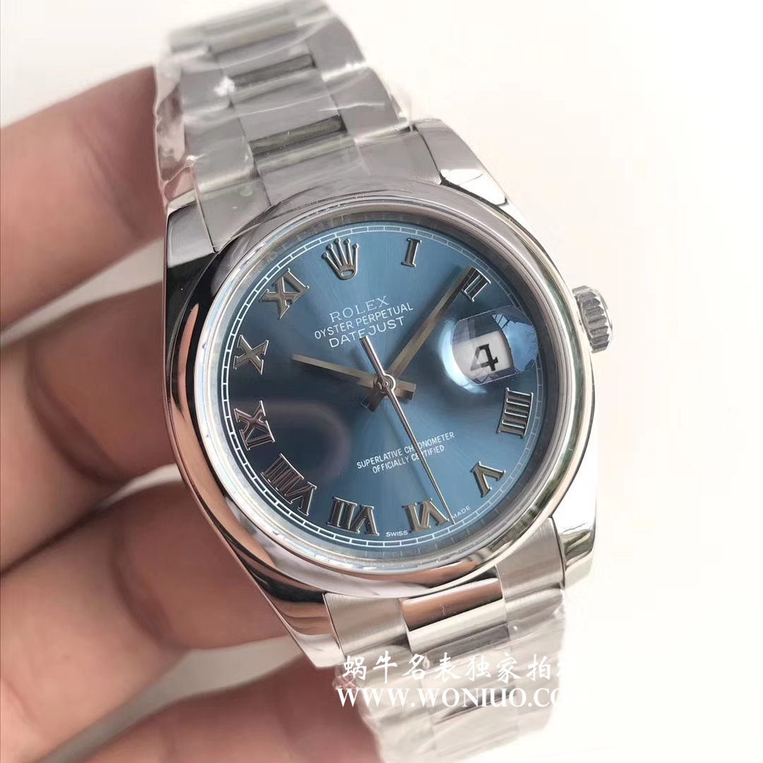 【AR Perfect  High quality  Replica 表】 Rolex   Datejust 36系列116200-72600蓝盘 wrist watches  / RBD203