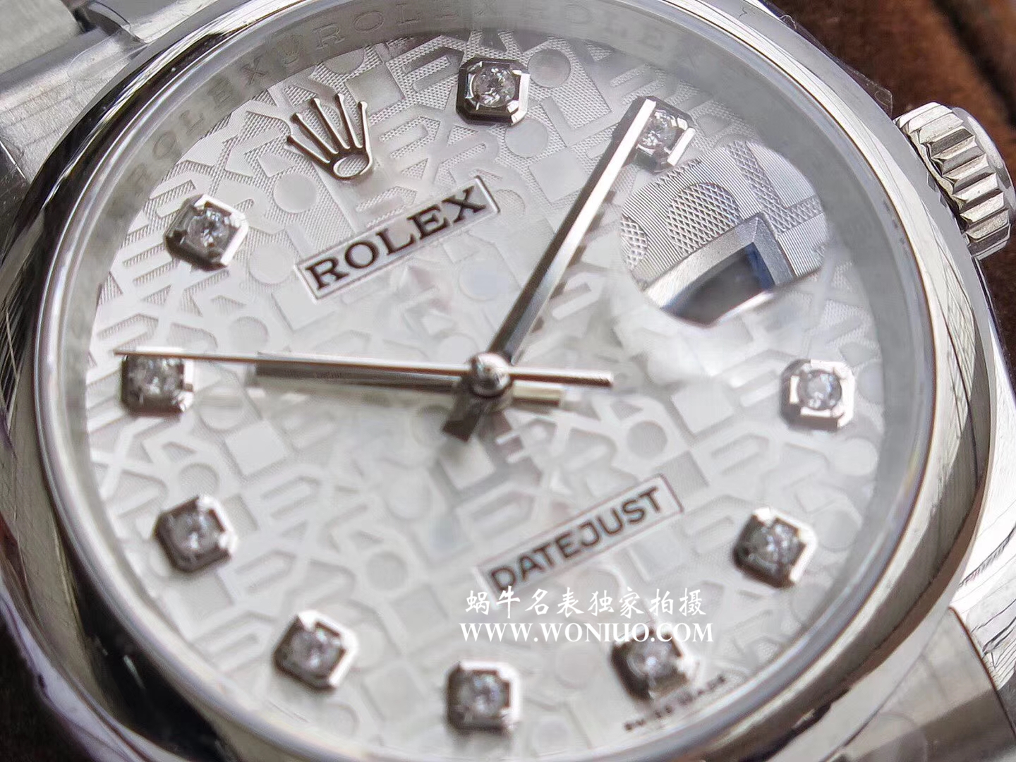 【DJ Perfect  High quality  Replica Watches 】 Rolex   Datejust 系列116238 钻石时标 花纹表盘女士 wrist watches  / R086