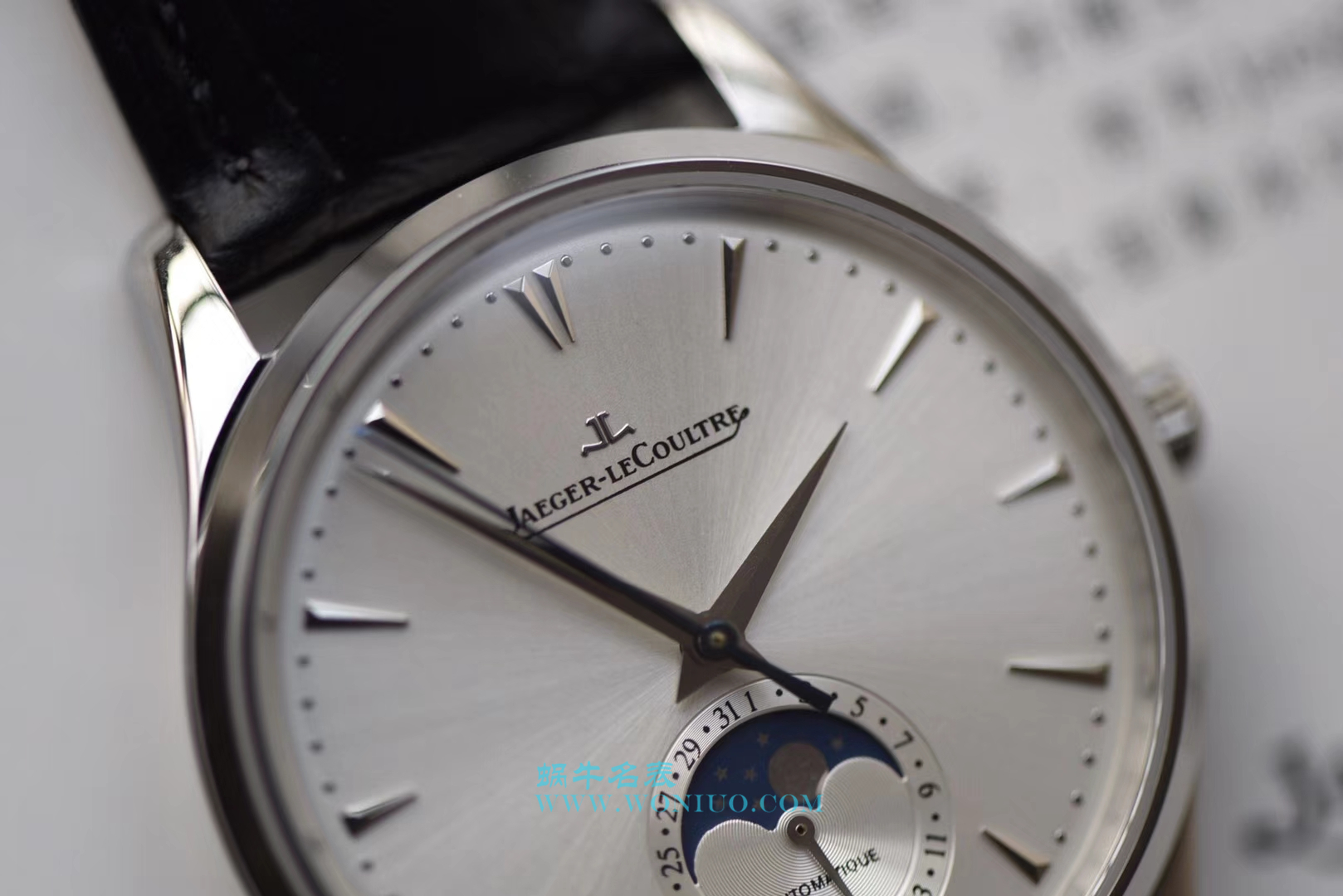 【VF Perfect  High quality  Replica Watches V2版本】 Jaeger-LeCoultre 月相大师Q1368420 男士 wrist watches  / JJ038