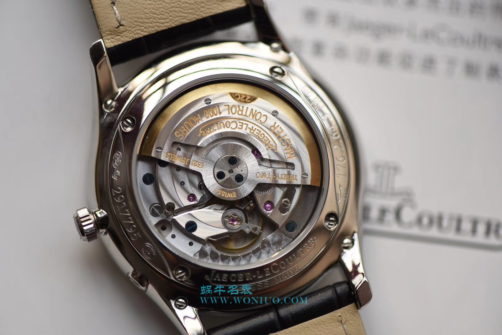 【VF Perfect  High quality  Replica Watches V2版本】 Jaeger-LeCoultre 月相大师Q1368420 男士 wrist watches  / JJ038