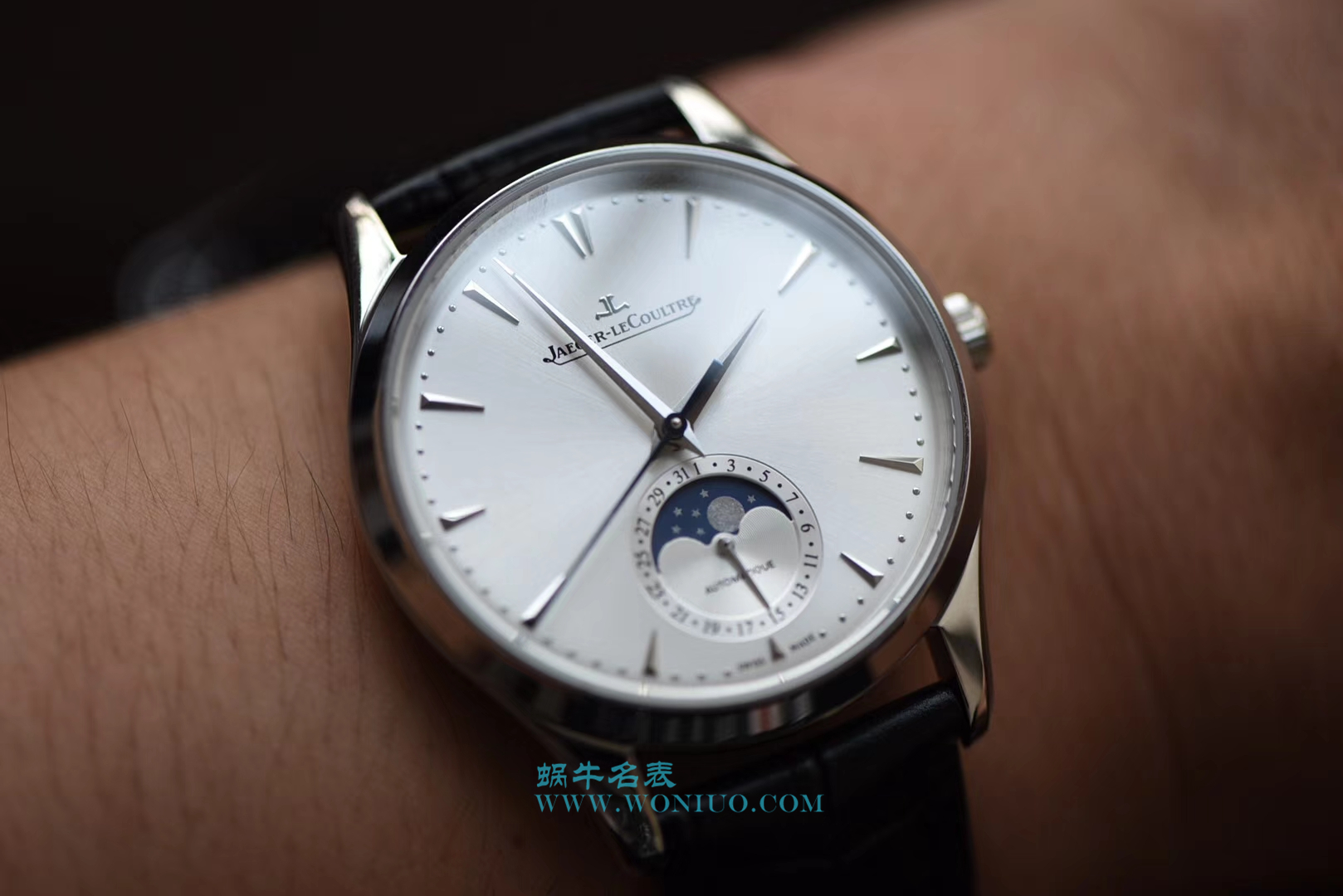 【VF Perfect  High quality  Replica Watches V2版本】 Jaeger-LeCoultre 月相大师Q1368420 男士 wrist watches  / JJ038