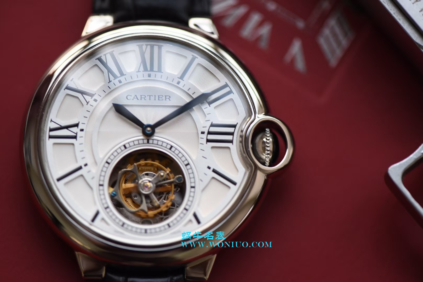 【TF Perfect  Copy  Watches 】 Cartier  蓝气球系列W6920021 wrist watches 《真 Tourbillon 机械 Movement 》 / KDY002