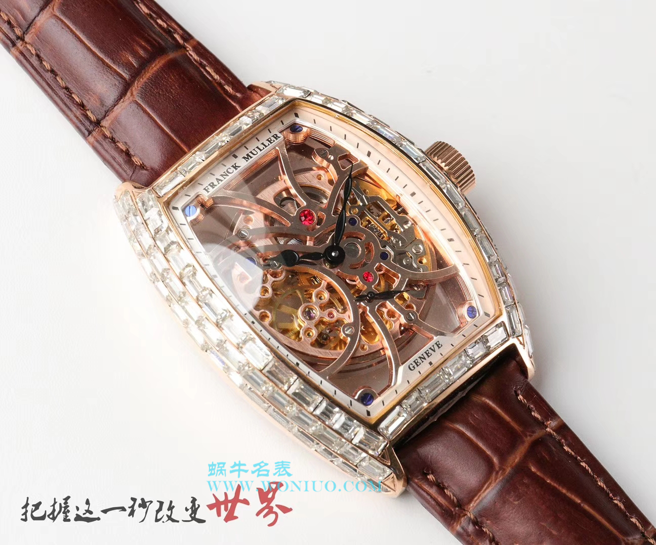 【UF Perfect  High quality  Replica Watches 】 Franck Muller MEN'S COLLECTION系列8880  新品珍藏版方钻新款 / FL025