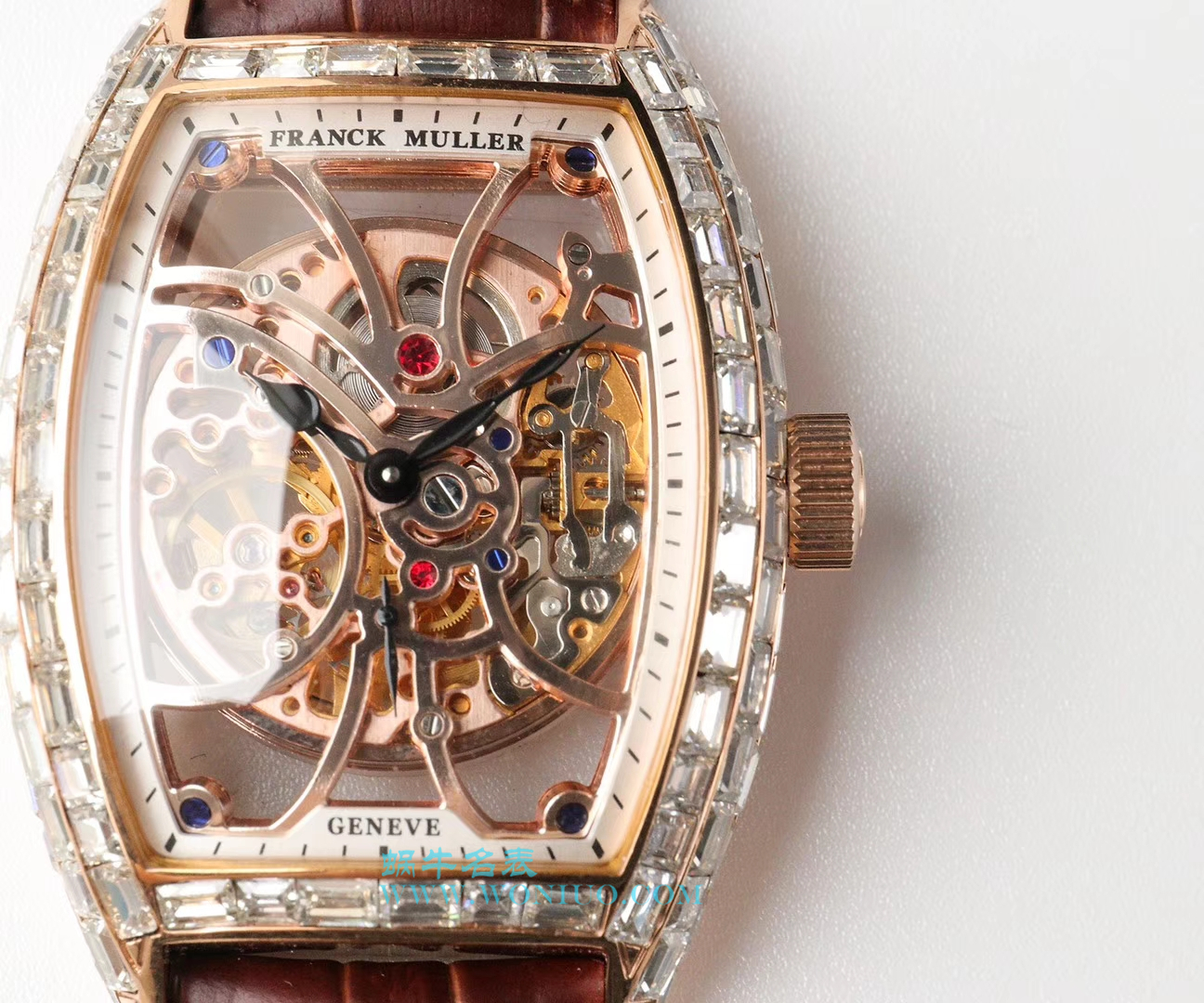 【UF Perfect  High quality  Replica Watches 】 Franck Muller MEN'S COLLECTION系列8880  新品珍藏版方钻新款 / FL025