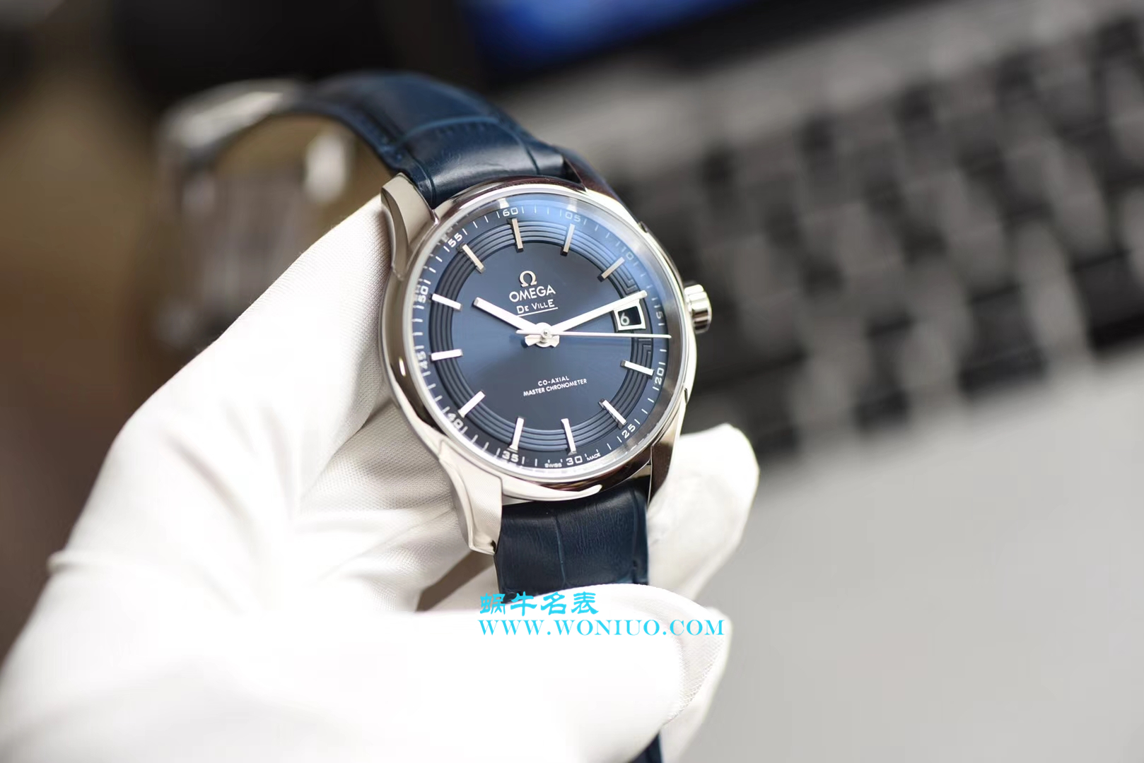 【3S Perfect  High quality  Replica Watches 】OMEGA碟飞HOUR VISION wrist watches 系列433.33.41.21.03.001 wrist watches (明亮之蓝)  / M316