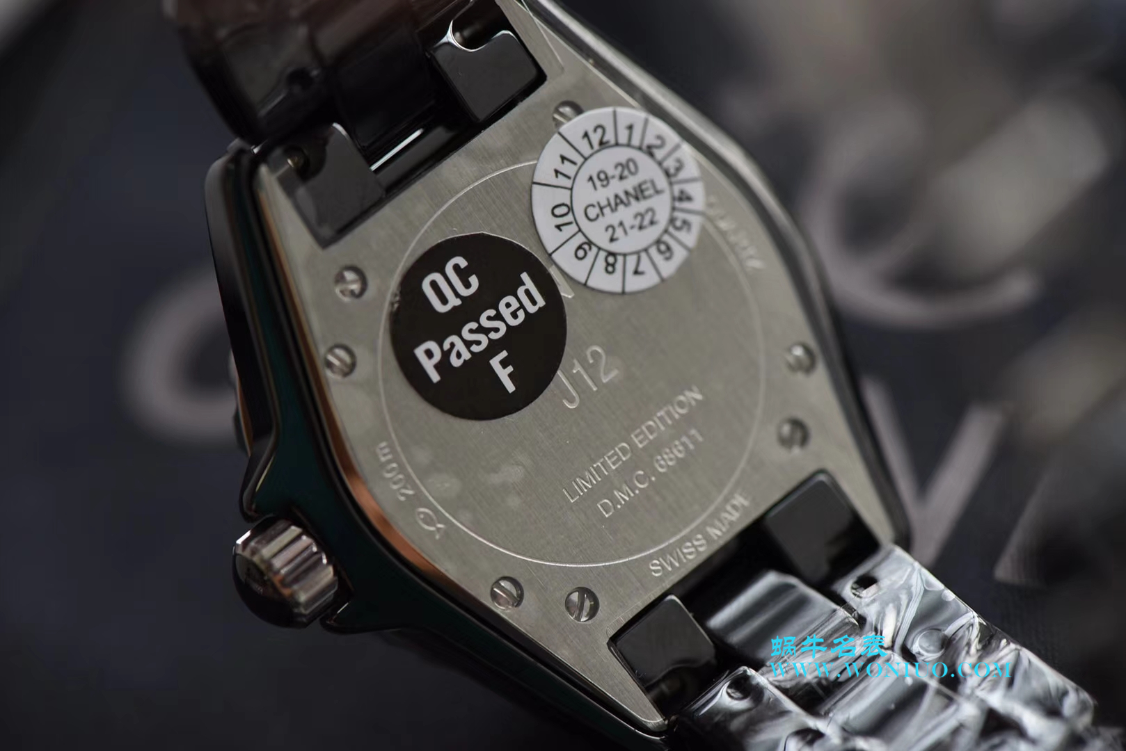 KOR韩版 Chanel  J12  Perfect  Replica Copy 香奈儿INTENSE 重置加强版女士石英黑面 wrist watches  / X025