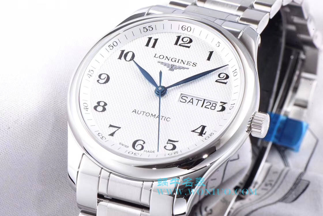 【LG Perfect  High quality  Replica Watches 】 Longines 名匠系列 Day-Date 双历L2.755.4.78.3 wrist watches  / L099