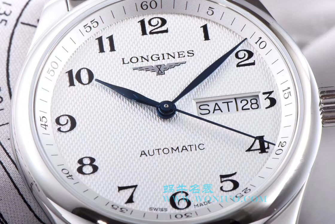 【LG Perfect  High quality  Replica Watches 】 Longines 名匠系列 Day-Date 双历L2.755.4.78.3 wrist watches  / L099
