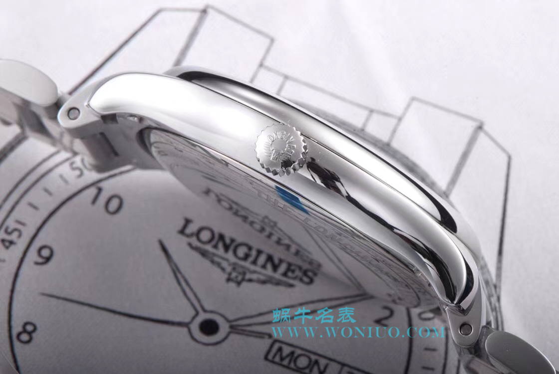 【LG Perfect  High quality  Replica Watches 】 Longines 名匠系列 Day-Date 双历L2.755.4.78.3 wrist watches  / L099