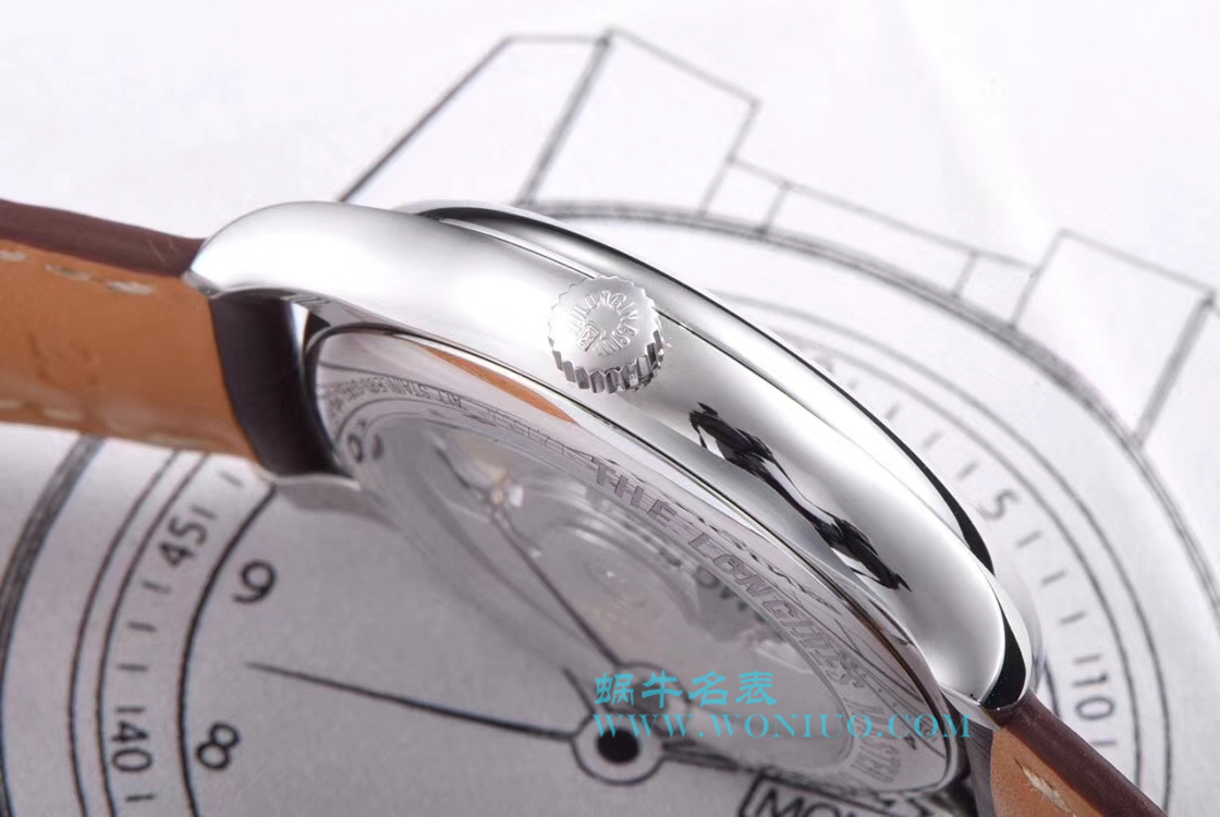 【LG Perfect  High quality  Replica Watches 】 Longines 名匠系列 Day-Date 双历L2.755.4.78.3 wrist watches  / L099