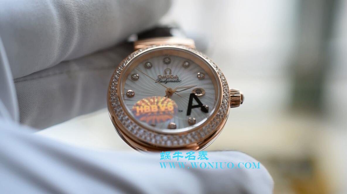 【HBBV6 Perfect  High quality  Replica Watches 】OMEGA碟飞鸟巢系列425.68.34.20.55.004女士机械 wrist watches  / M317
