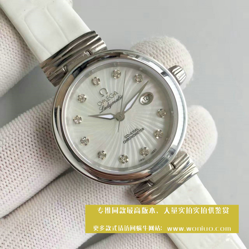 【V6 Factory 1:1 High quality  Replica Watches 】OMEGA碟飞系列425.33.34.20.55.001 女士 wrist watches 《OMEGA鸟巢》 / M063