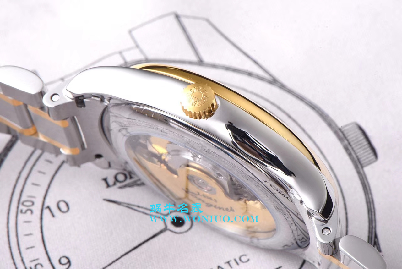 【LG Perfect  High quality  Replica Watches 】 Longines 名匠系列 Day-Date 双历L2.755.4.78.3 wrist watches  / L099