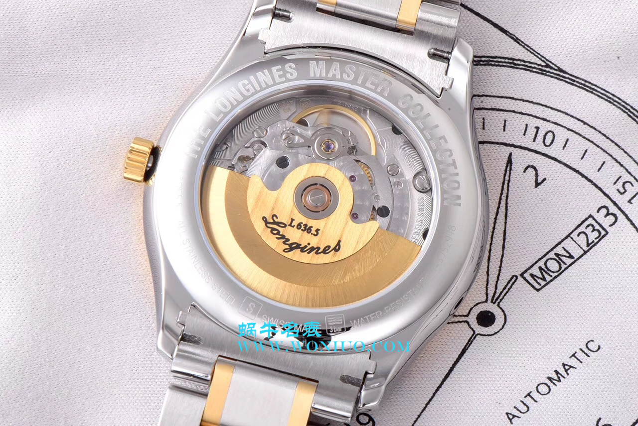 【LG Perfect  High quality  Replica Watches 】 Longines 名匠系列 Day-Date 双历L2.755.4.78.3 wrist watches  / L099