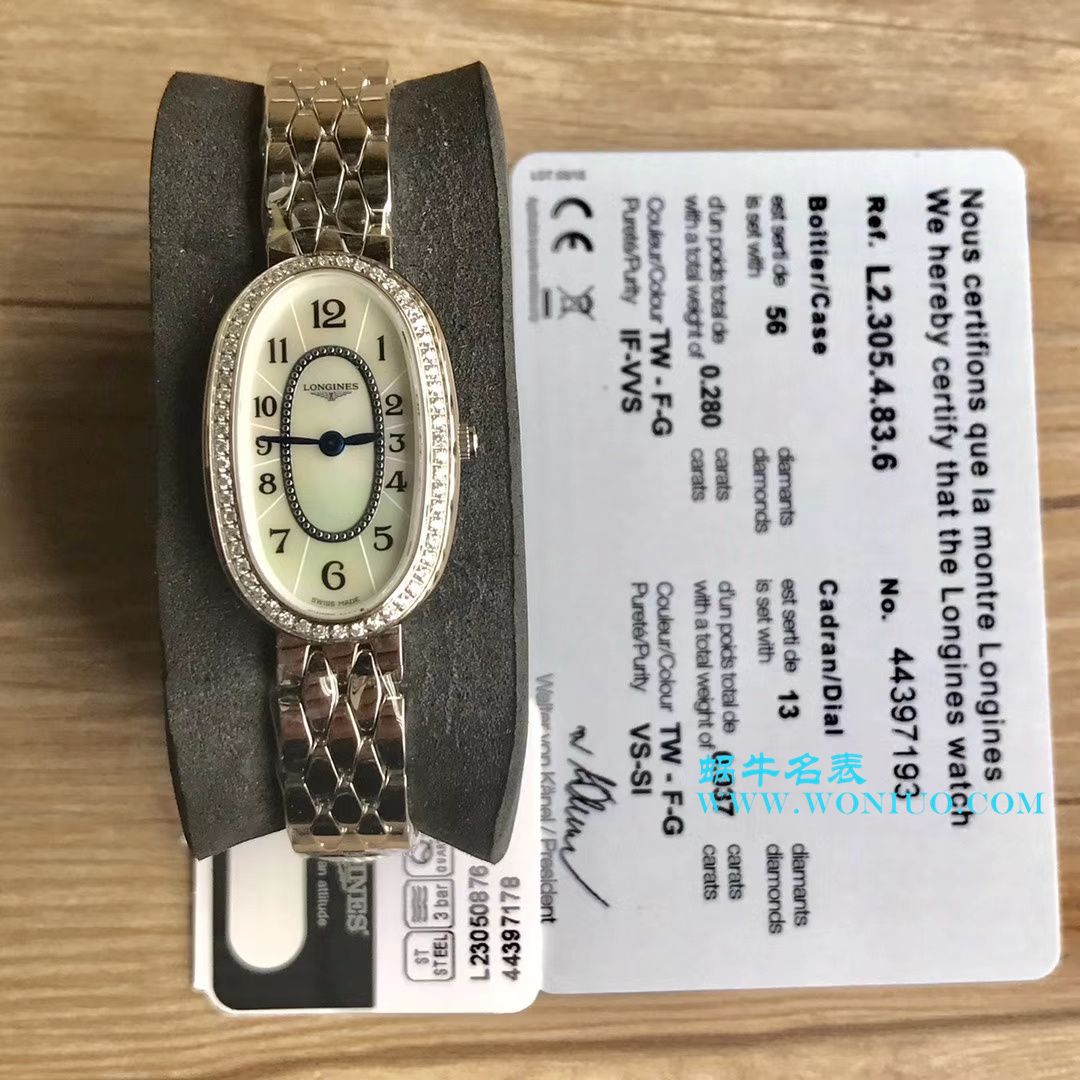 【 Video analysis KZ台湾 Factory  High quality  Knockoff  Watches 】 Longines 优雅圆舞曲系列L2.305.4.87.6女士石英 wrist watches  / LAC043