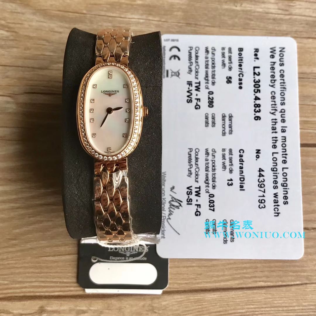 【 Video analysis KZ台湾 Factory  High quality  Knockoff  Watches 】 Longines 优雅圆舞曲系列L2.305.4.87.6女士石英 wrist watches  / LAC043