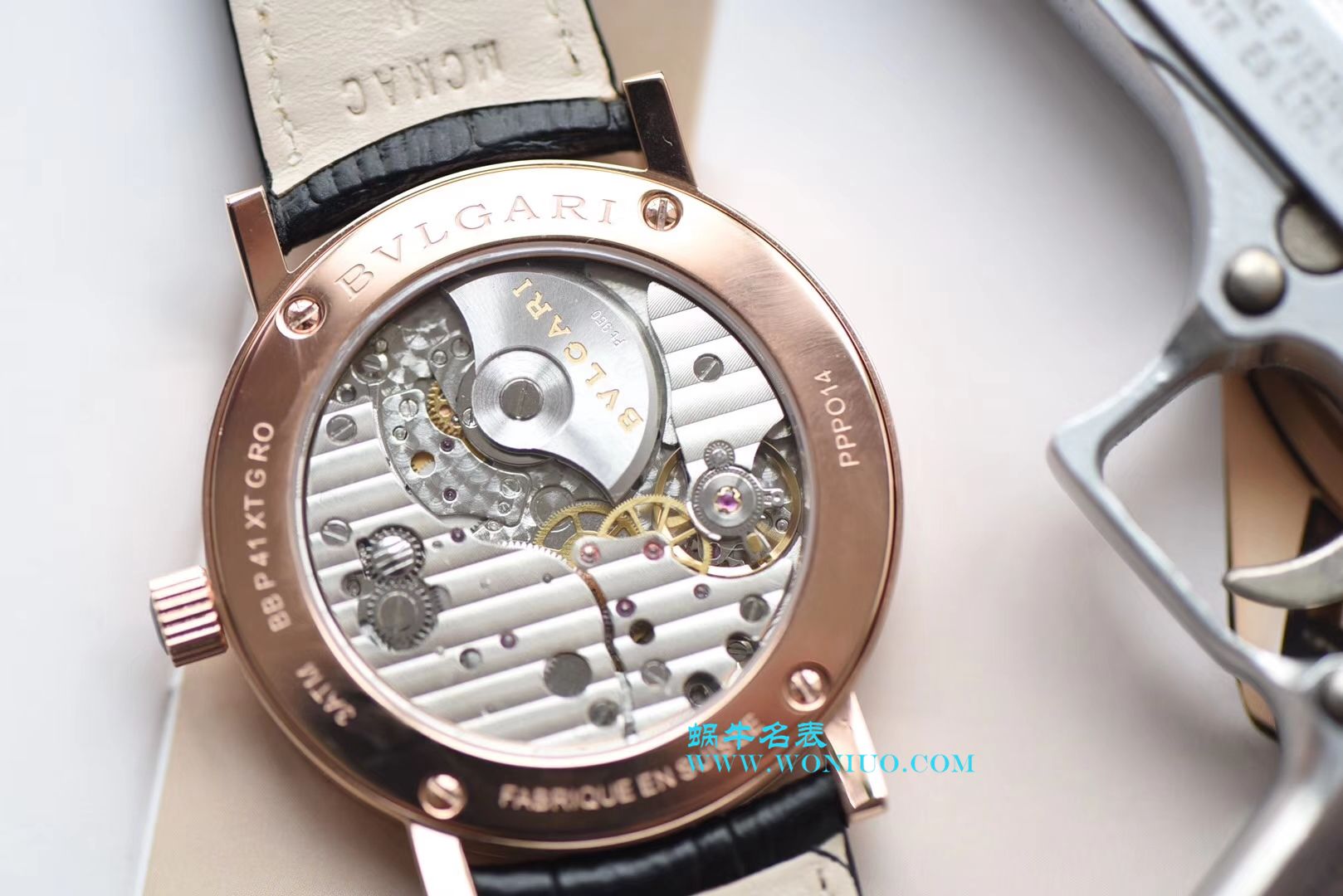 【台湾 Factory  Perfect  High quality  Replica Watches 】 BVLGARI BVLGARI∙BVLGARI系列102358 BBP41WGLXT wrist watches  / BZ018